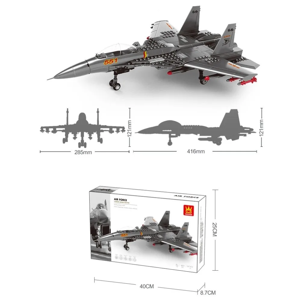 Large Size Aircraft Building Block Model Assembling Type Detailed Reconnaissance Aircraft Model ABS DIY Airplane Model Boy Gifts