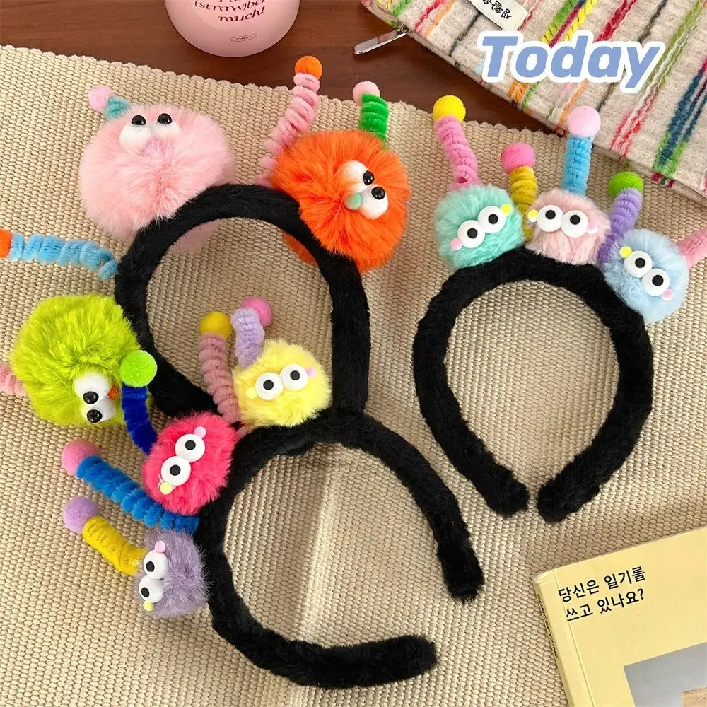 Lovely Hair Accessories Ugly Doll Headband Plush Hairbands Funny Hair Hoop Cosplay Headpiece Cartoon Hair Hoop Children