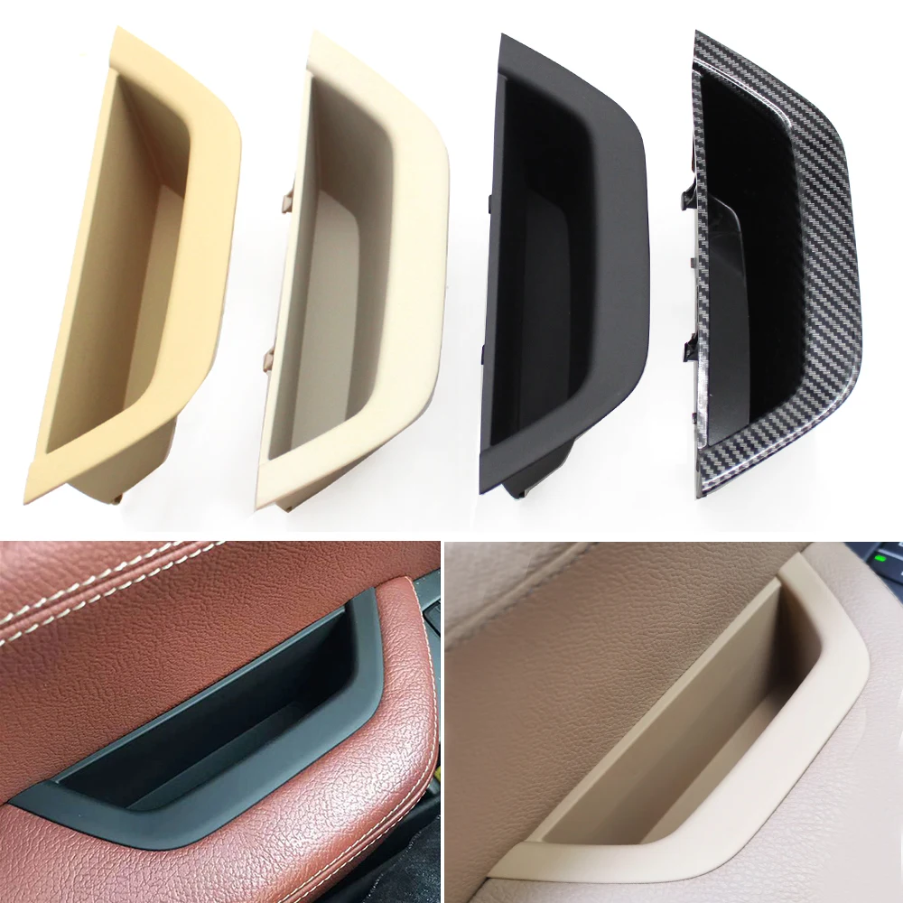 LHD RHD Interior Driver Door Pull Handle Armrest Panel Storage Box Cover For BMW X3 X4 F25 F26 2011 2012 2013 2014 2015 2016