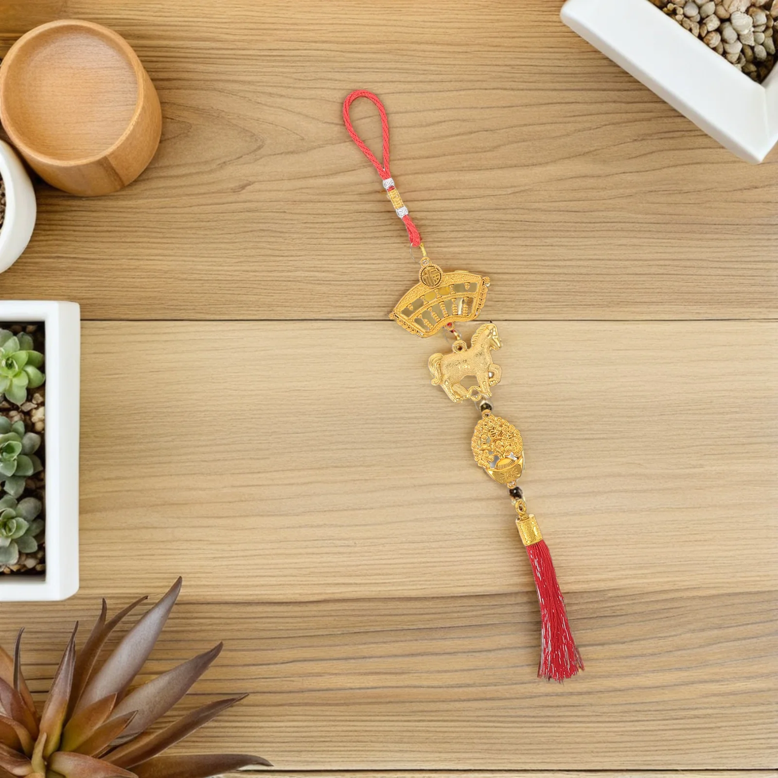 

8pcs Chinese New Year Decorations Horse Hanging Ornament For Home Indoor Outdoor Wall Ceiling Decor Lunar Festival Decoration