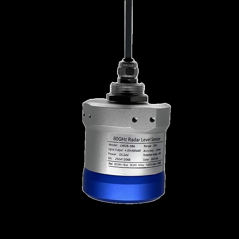 80GHz Ra.da.r Level Sensor High Precision Intelligent Frequency Modula.tion LCD Displa.y Ra.da.r Level Ga.uge