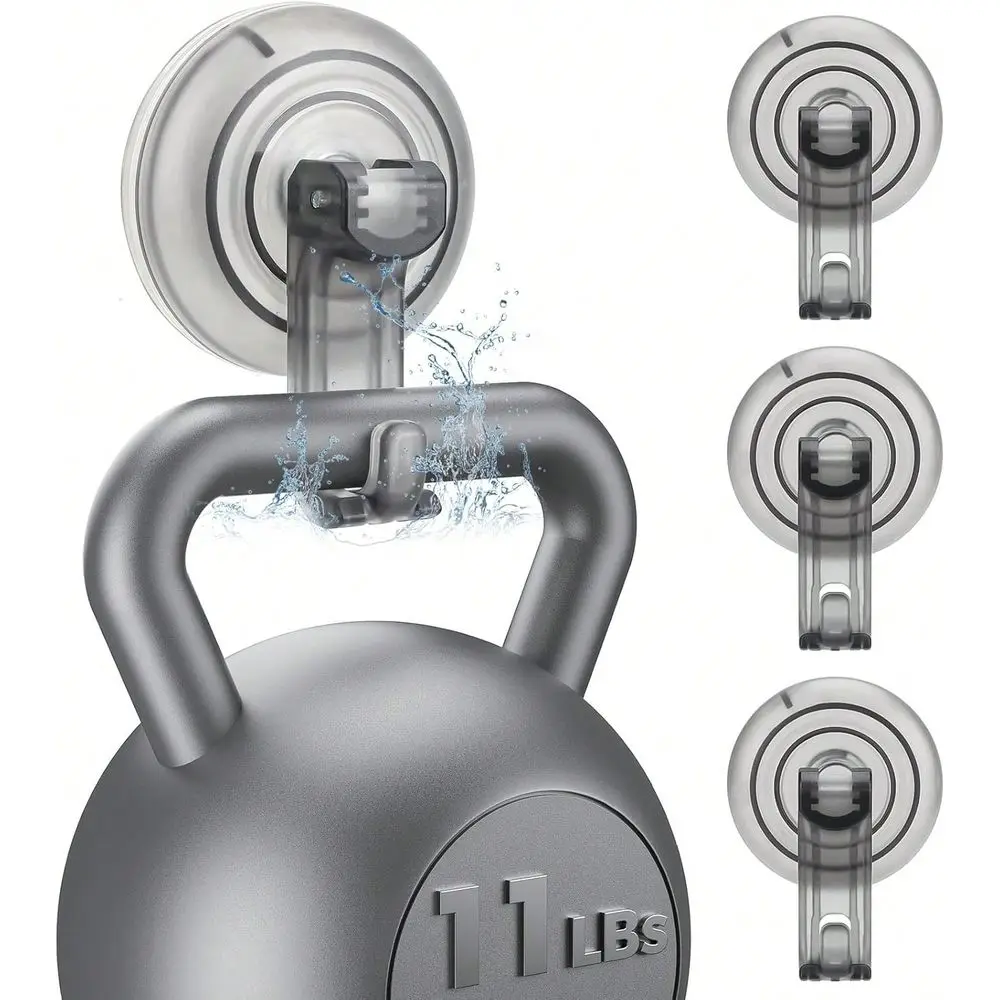 

Hooks Suction Cup, Heavy Duty Suction Cup Nano Gel Hooks Waterproof For Shower, Bathroom, Glass, Door, Windows, Kitchen Hanging