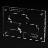 Modelos de enrutamiento de pastilla acrílica precisa CNC Musiclily Pro para bajos de precisión estándar