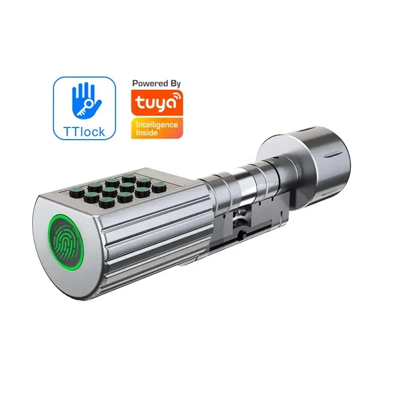 IP67 Outdoor Tuya/Ttlock Smart Euro Zylinders chloss Smart Einst eck schloss Keyless RFID Finger abdruck Digital Türschloss