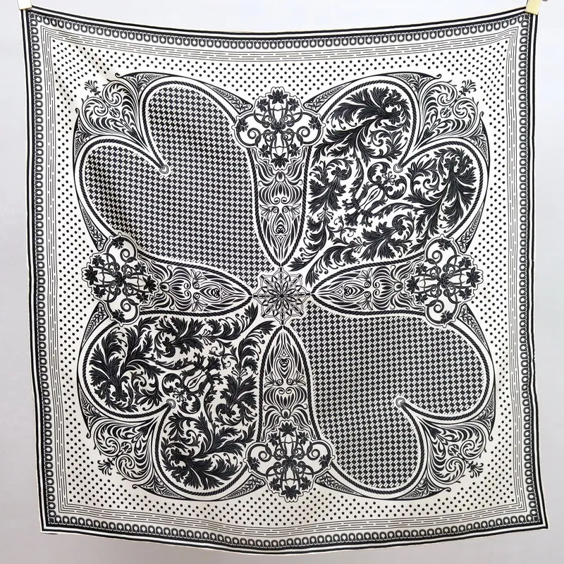 bla-white-polka-dot-silk-scarf-double-color-high-end-90-deee-twill-silk-awl-silk-square-scarf-versatile-women'
