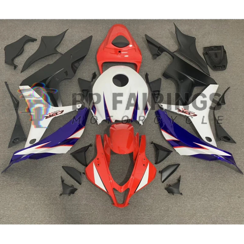 Обтекатели ABS для мотоцикла, подходят для Honda CBR600RR2007 2008 CBR600 RR 07 08, кузов F5 2007, фотосессия, красный, белый