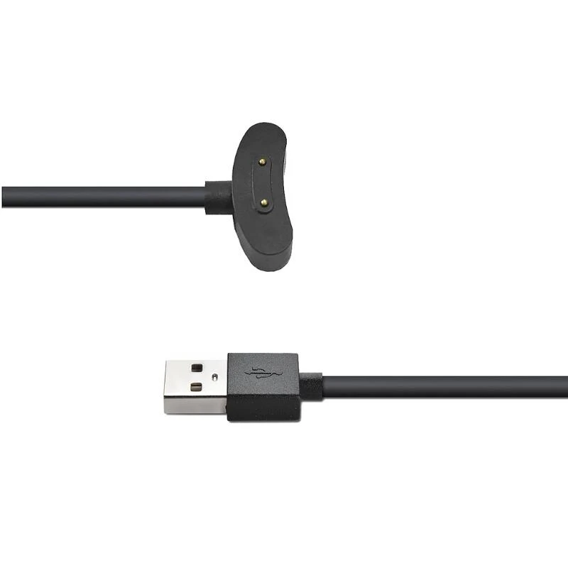 Portable USB Charging Cable Holder Suitable for Ticwatch 3 Cradle Smartwatch Power Adapter Dock Stand Black