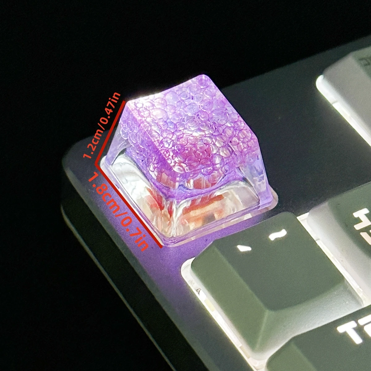 DIY High permeability personalized cross shaft mechanical keyboard key cap High quality, 1pc