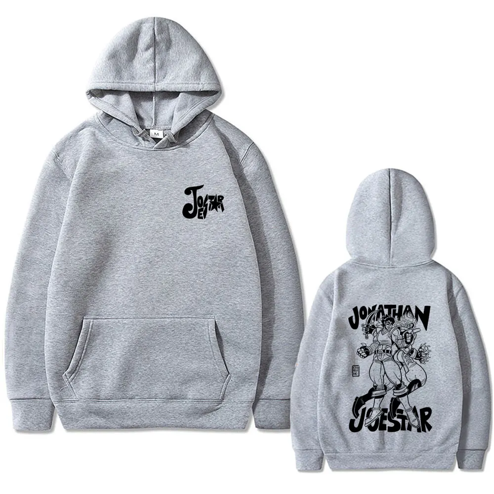アニメ ジョジョの奇妙な冒険 パーカー ジョナサン・ジョースター グラフィック プルオーバー メンズ レディース カジュアル ヴィンテージ オーバーサイズ フード付きスウェットシャツ