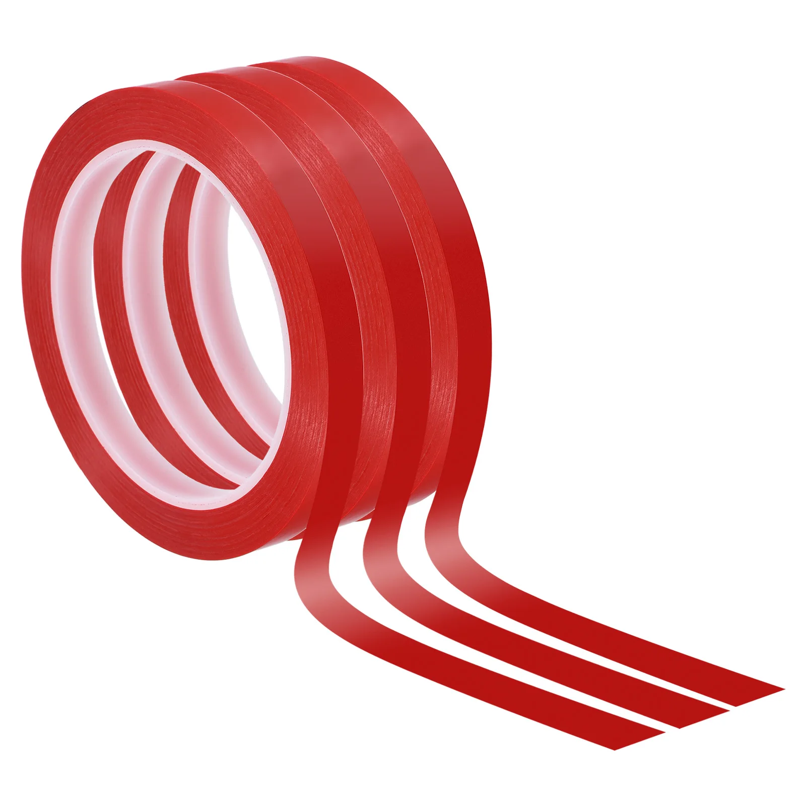 3/5pcs 2/5/12mm Art Whiteboard Tape Marking Tape PET Self-Adhesive Thin Dry Erase Tape Graphic Chart Tape 66M