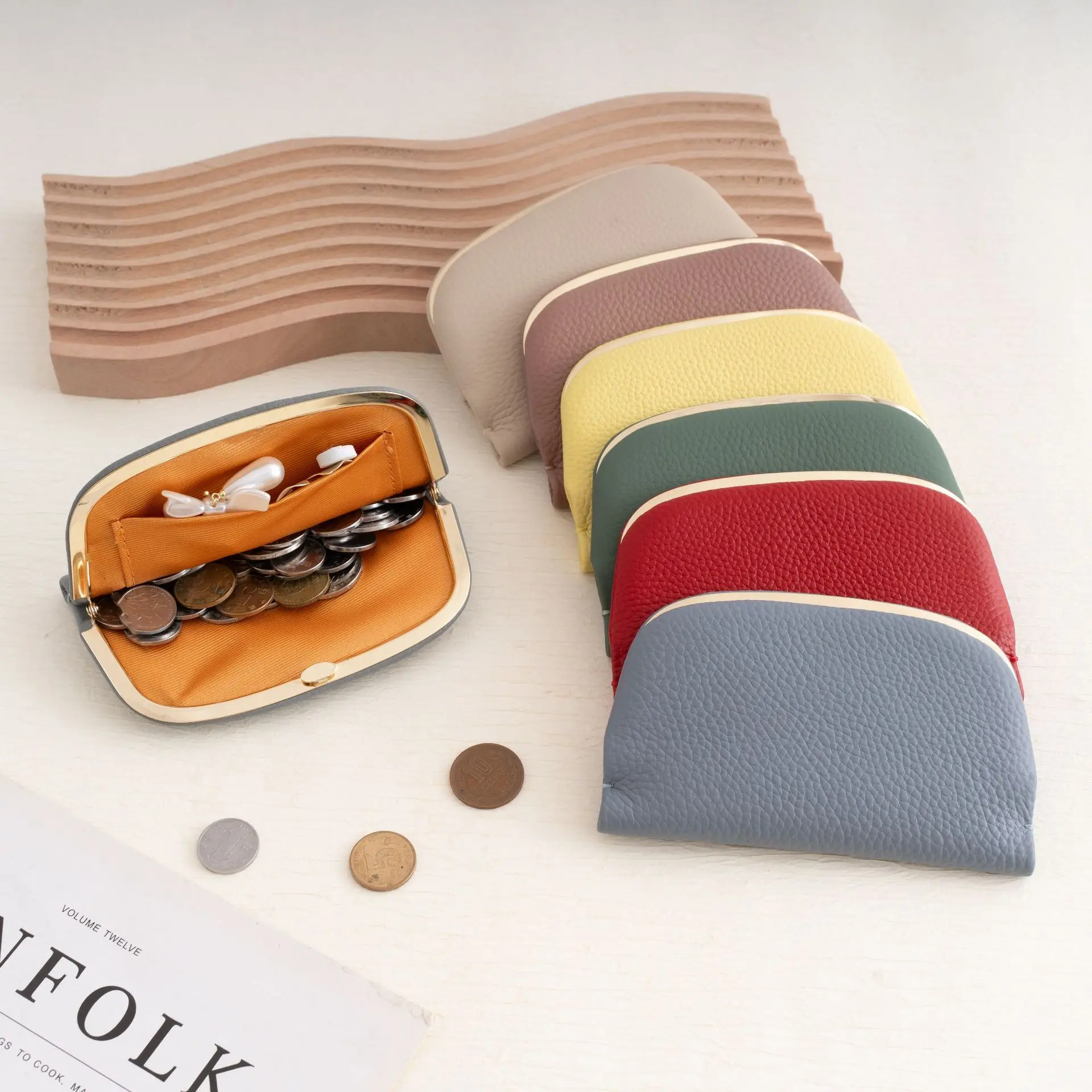 genuine-leather-coin-purse-diamond-ring-jewelry-storage-bag-women's-japanese-style-lock-buckle-bag-coin-storage-wallet