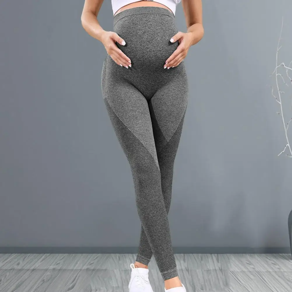 Materniteiten Yoga Broek Stijlvolle Zwangerschap Leggings Met Hoge Taille Ondersteuning Voor Body Shaping Gebreide Broek Voor Zwangere Vrouwen