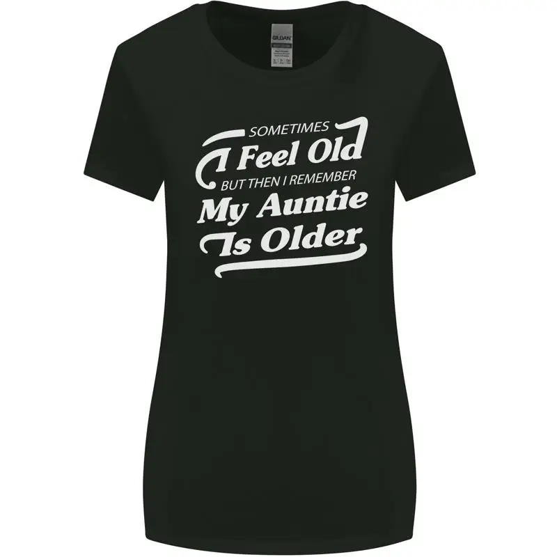 Женская футболка широкого кроя «Моя тетушка – это старше», 30-й, 40-й 50-й день рождения