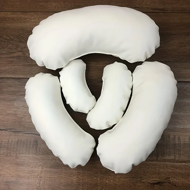 5pcs/set Newborn Photography Props Bean Pillows Crescent Auxiliary Photo Props Baby Basket Fillings Posing Pillow Photo Props