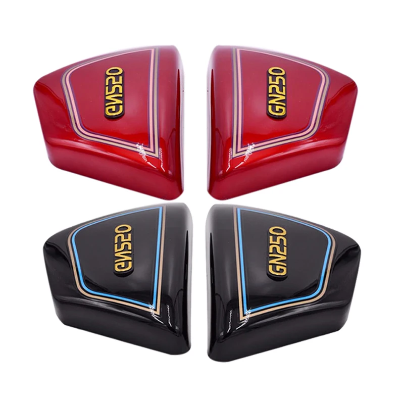 

Motorcycle Plastic Side Panels for Suzuki Haojue Sanlg Haojin Qjmotor GN250 WJ250 GS250 Right/Left ABS Battery/Tool Body Covers