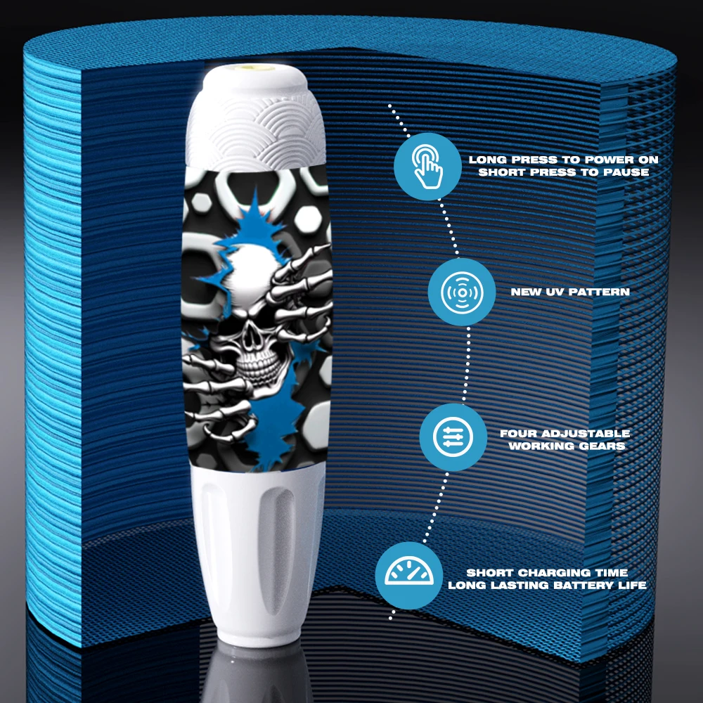 Goldplume Tattoo Kit or Tattoo Machine New Cool Tattoo Pen Set Permanent Makeup Tattoo Machine Set Wireless Tattoo Gun Set