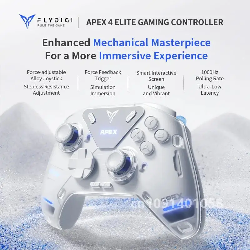 Flydigi Vader 4 Pro/Apex 4 Game Controller Handle Elite Force Feedback Trigger Wireless Gamepads Support PC/Switch/Mobile/TV