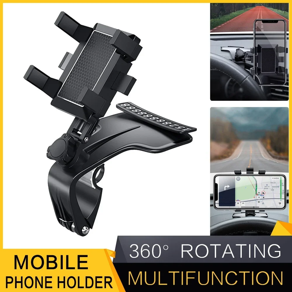 STONEGO Car Mobile Phone Holder 360 Degree Rotating GPS Bracket Car Mount Mobile Holder For Car Accessories Phone Support