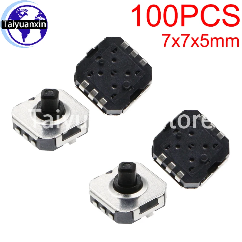 

100PCS 7x7mm SMD Five Way Switch for Mobile Navigation Keys Mobile Switches to Multi-directional Switch 7*7mm