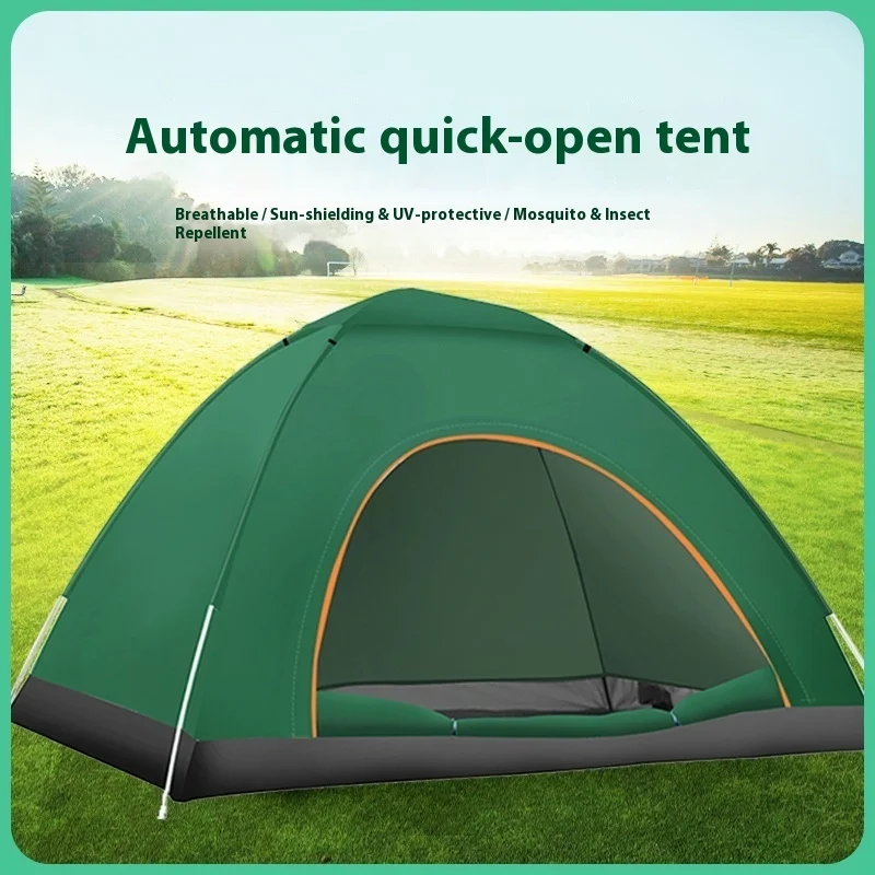 Tienda de campaña automática plegable con mosquitera y protección UV