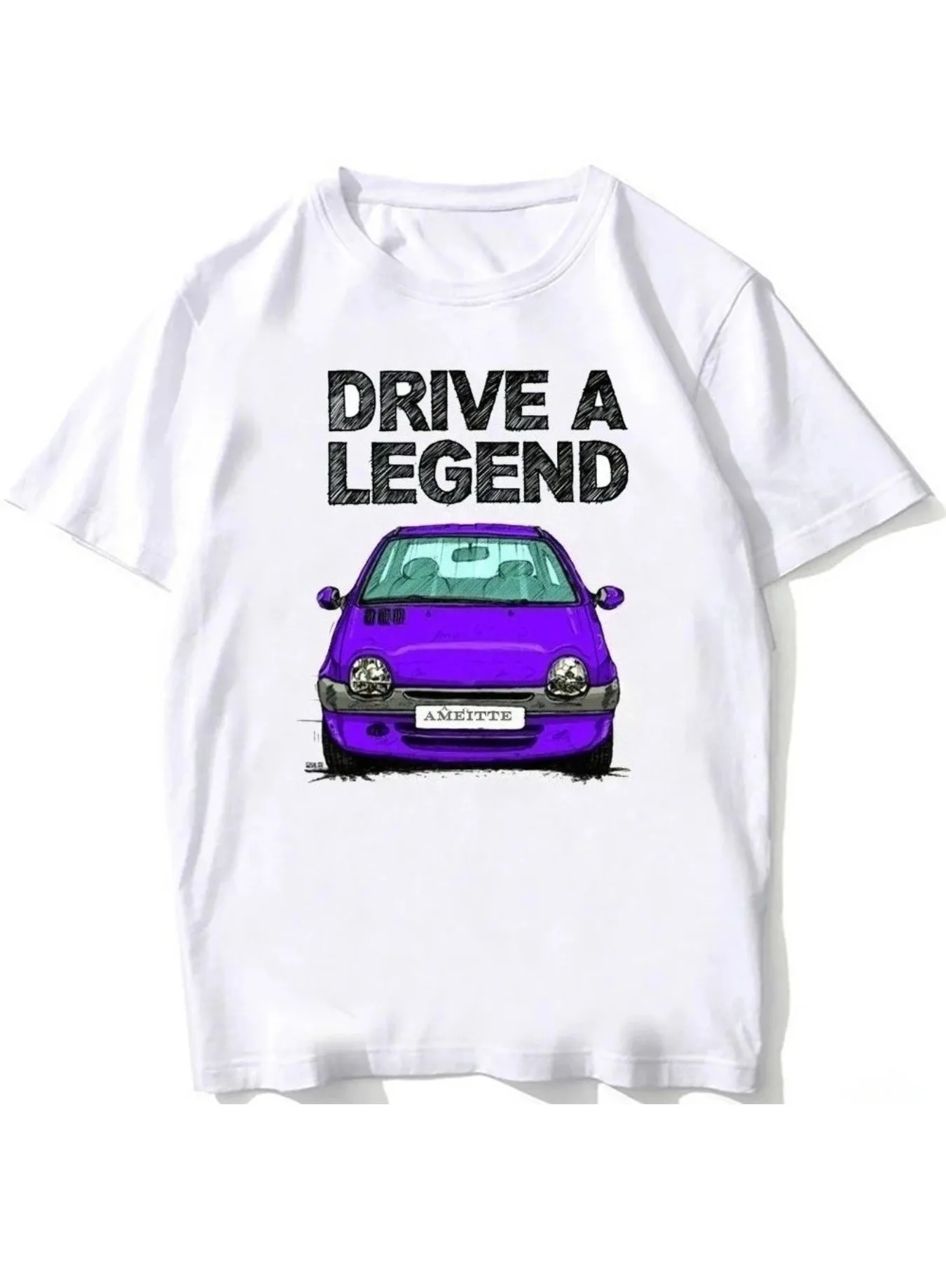 Summer Women T Shirt Streetwear DRIVE A LEGEND Men Tee Oversize Novelty Vintage Punk  Hip Hop Gothic Hipster Y2K Grunge Harajuku