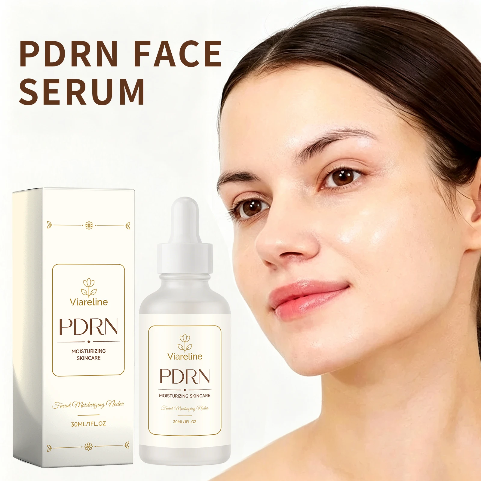 PDRN Face Serum Improve Dullness Anti Aging Boosts Elasticity Lasting Hydrating Moisturizing Firming Anti-Wrinkle Face Essence
