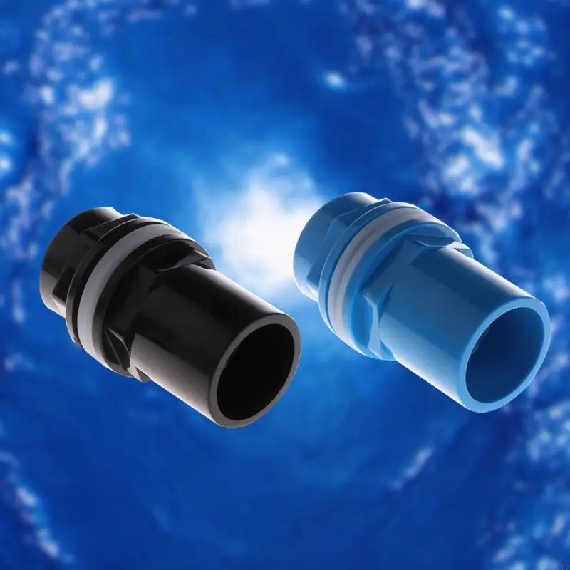 

Aquarium Water Pipe Connector PVC Adapter Joint Fish for Tank Filter Accessories Tube Hose Fitting with Silicone Seal Ri N2UD