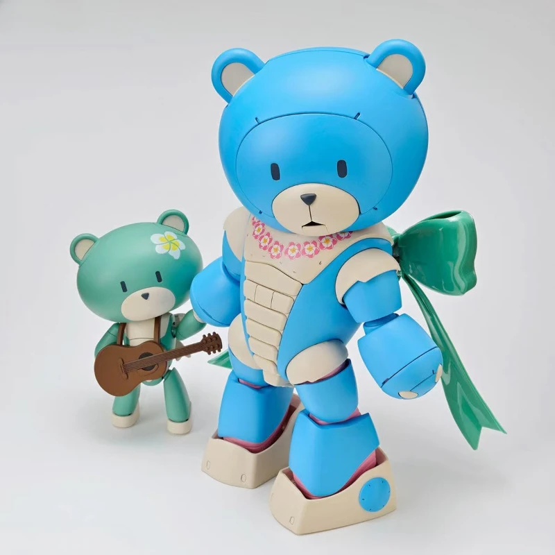 

BANDAI Gundam Original Box Assembly Toy HG1/144 Chuang Zhan Yuan Universe Bear Ba Family & Hello Harrow Set Collection Gifts