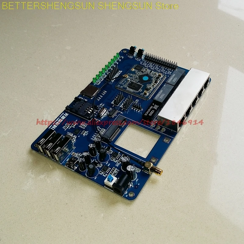 Free shipping   WiFi  board WiFi module  board /MT7620A / SDK tutorial openwrt WrtNode send