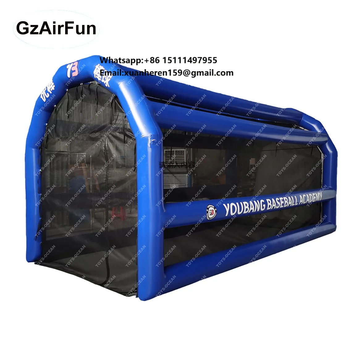 

Commercial PVC Inflatable Baseball Batting Cage Inflatable Sport Games Baseball Field for Kids and Adults