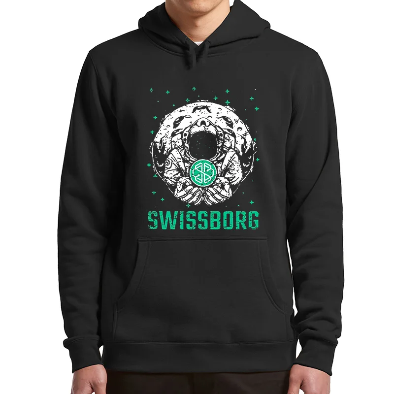 

CHSB In SwissBorg We Trust Hoodies Classic Crypto Token Financial Cryptocurrency Men's Pullover For Trader Clothing