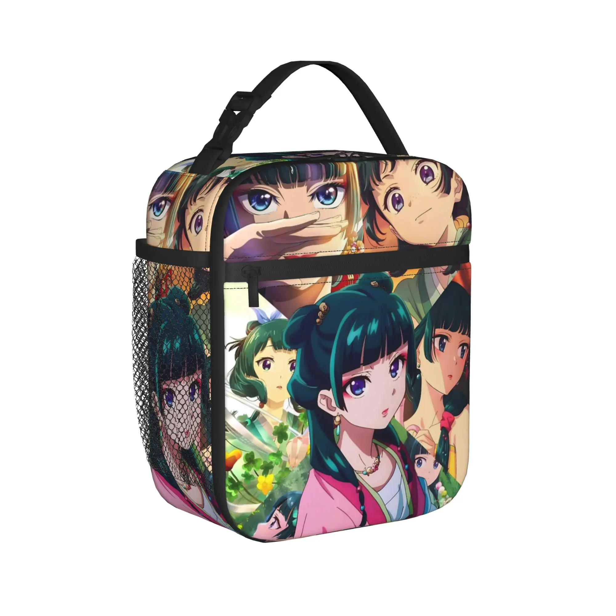The Apothecary D-Diaries Maomao Product Insulated Lunch Bag For Travel Food Box Portable Cooler Thermal Lunch Boxes