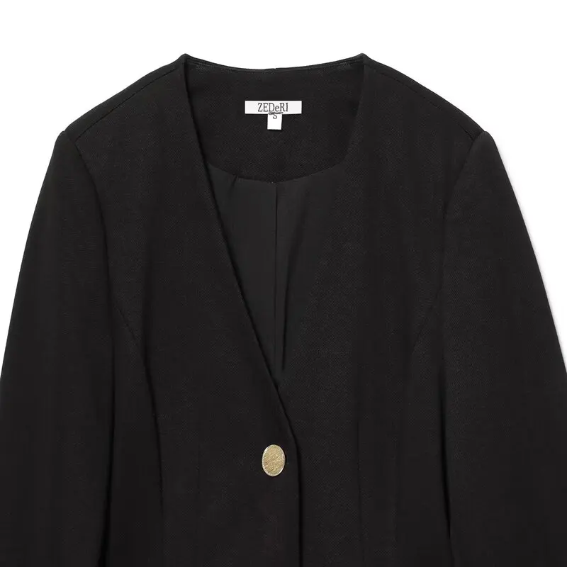 Manteau Faion ort pour femme, avec épaulettes, polyvalent, Long, Sve Western Sle, vêtements d'extérieur, pour les déplacements, nouvelle collection hiver 2025