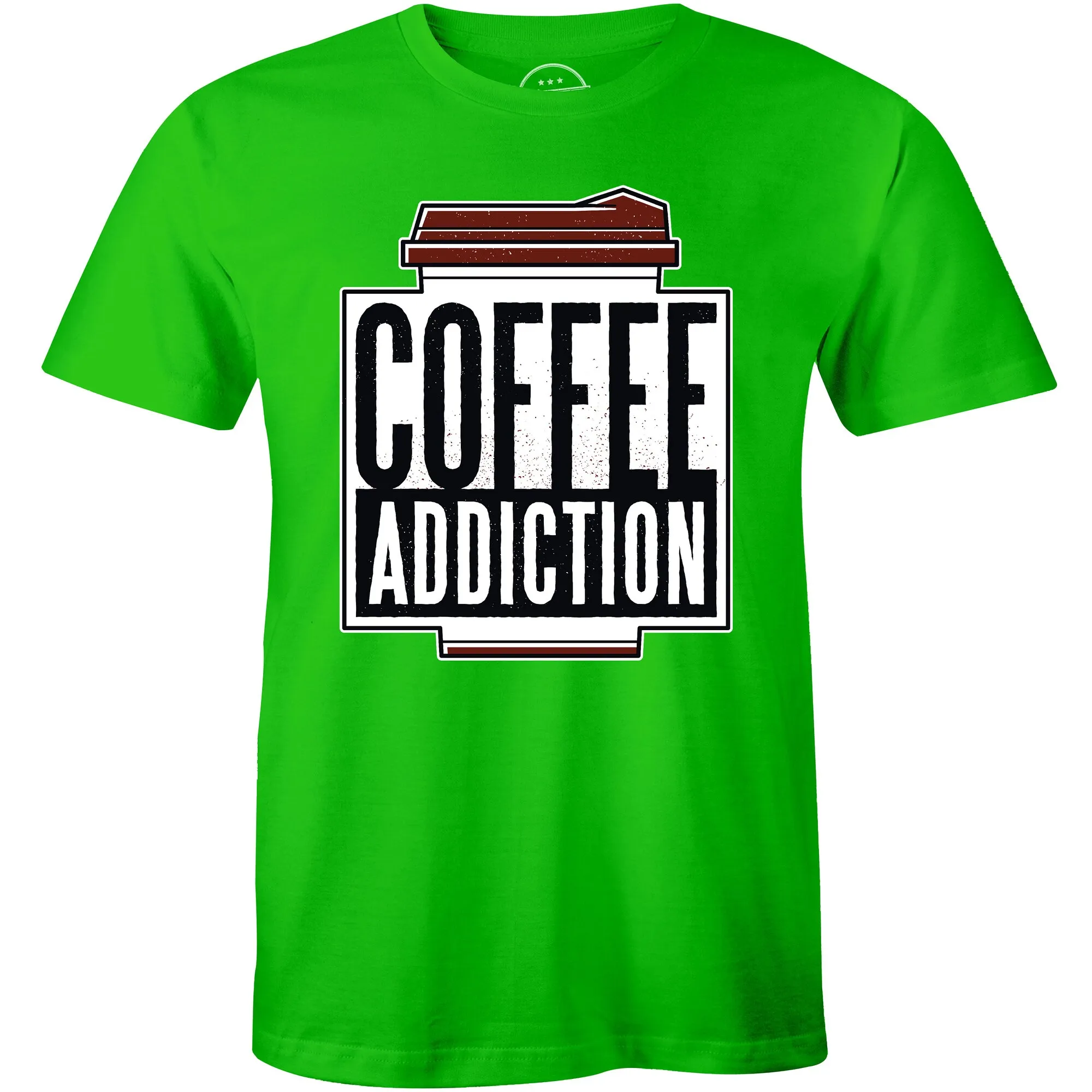 Coffee Addiction Caffeine Addict Drinks Funny Men's T-shirt Lovers Gift Tee