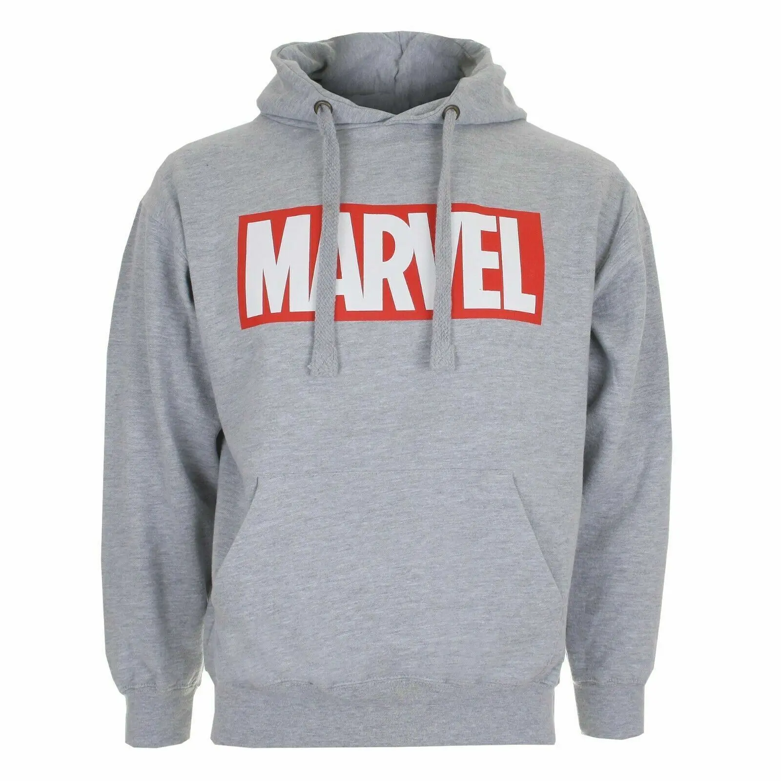 سترة بغطاء للرأس بشعار Marvel Mens Comics Core للرجال، بلوزات عصرية بأكمام طويلة وجيوب برباط، هوديس فضفاض #1