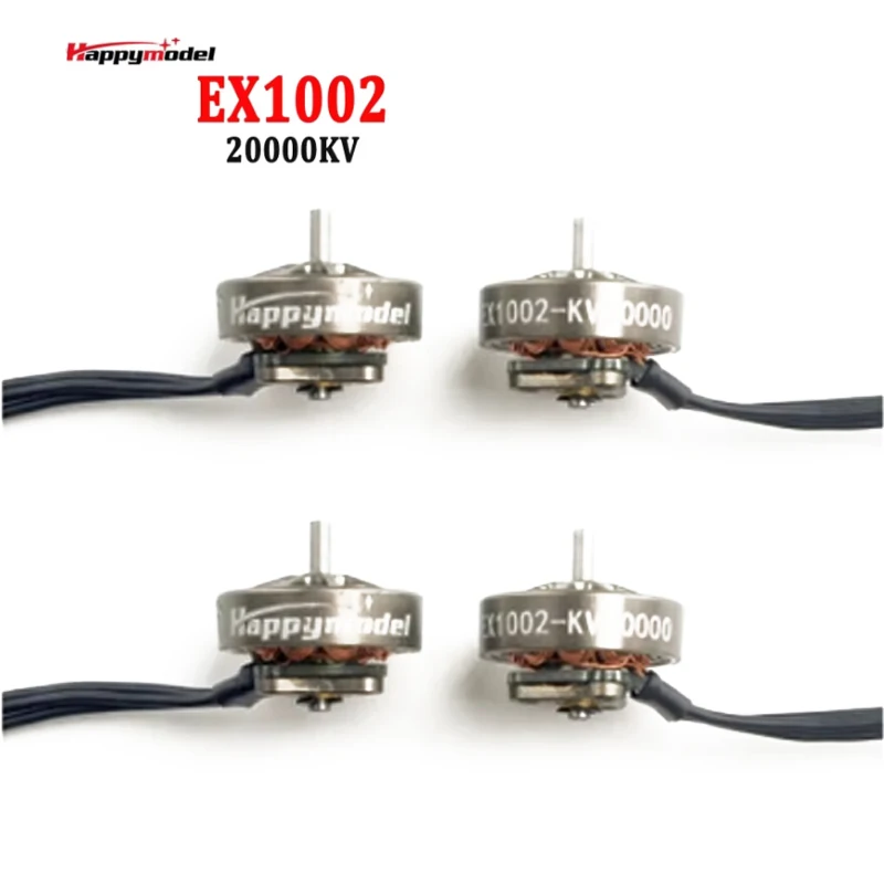 HappyModel EX1002 RS1002 20000KV 1S Brushless Motor 1.5mm for FPV Freestyle 75mm Tinywhoops Mobula7 1S Series Upgraded