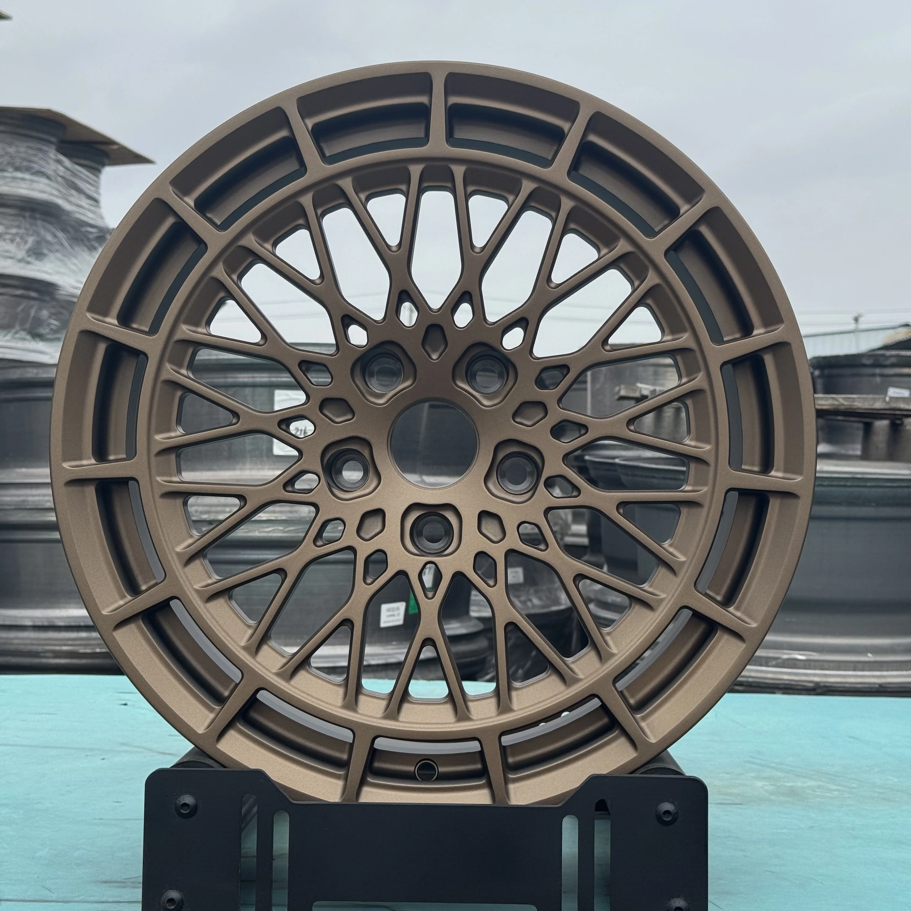 Hyper Silver Machined Forged Racing Alloy Wheel Rims 18-24 Inch 5x112 5x120 High Performance Universal Passenger Car Wheels
