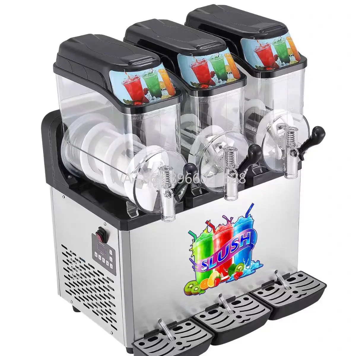 

Refrigeration Equipment Good Price for Sale 1 Tanks 2 Tanks 3 Tanks Slush Machine High Quality Frozen Commercial Kitchen