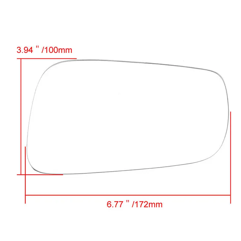 Rhyming Heated Side Rearview Mirror Glass Anti-Fog Mirror Lens Fit For Volkswagen VW Jetta Golf MK4 1999 - 2004 Car Accessories