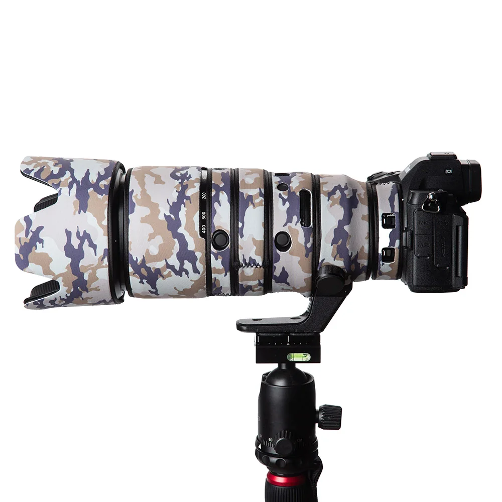 Z100400 Waterproof Lens Coat For Nikon NIKKOR Z 100-400mm f/4.5-5.6 VR Camouflage Rain Cover Lens Protective Sleeve Guns
