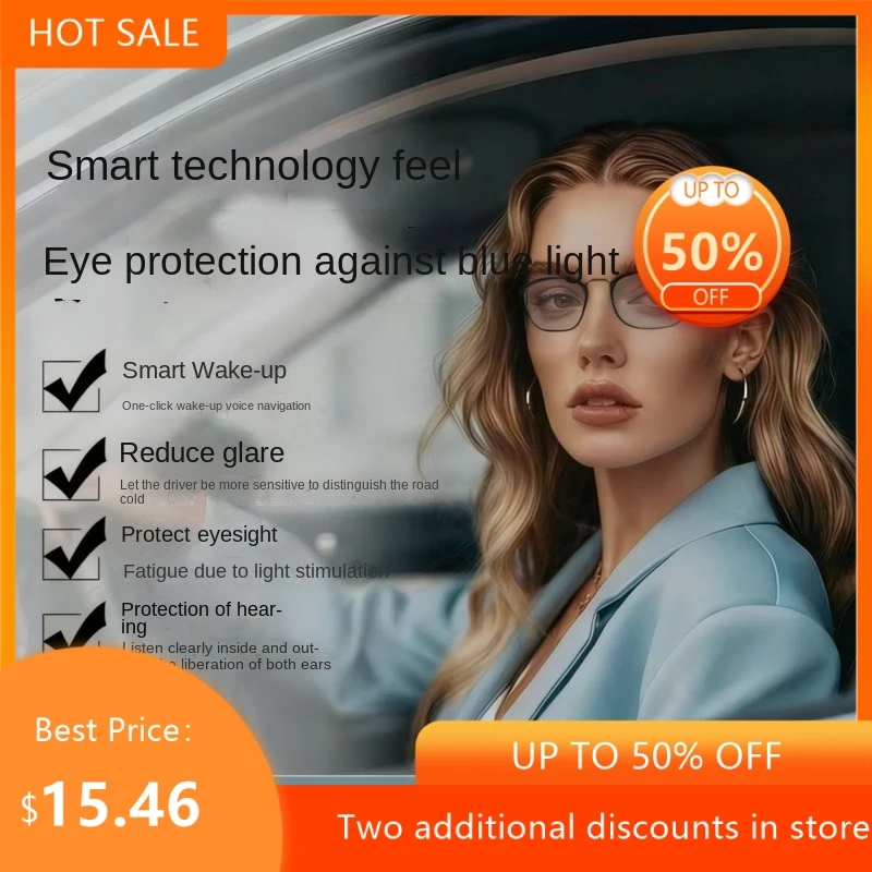 

Умные Bluetooth-очки Echowear с градиентными линзами для прослушивания музыки и совершения звонков, интеллектуальные очки с AI-переводом