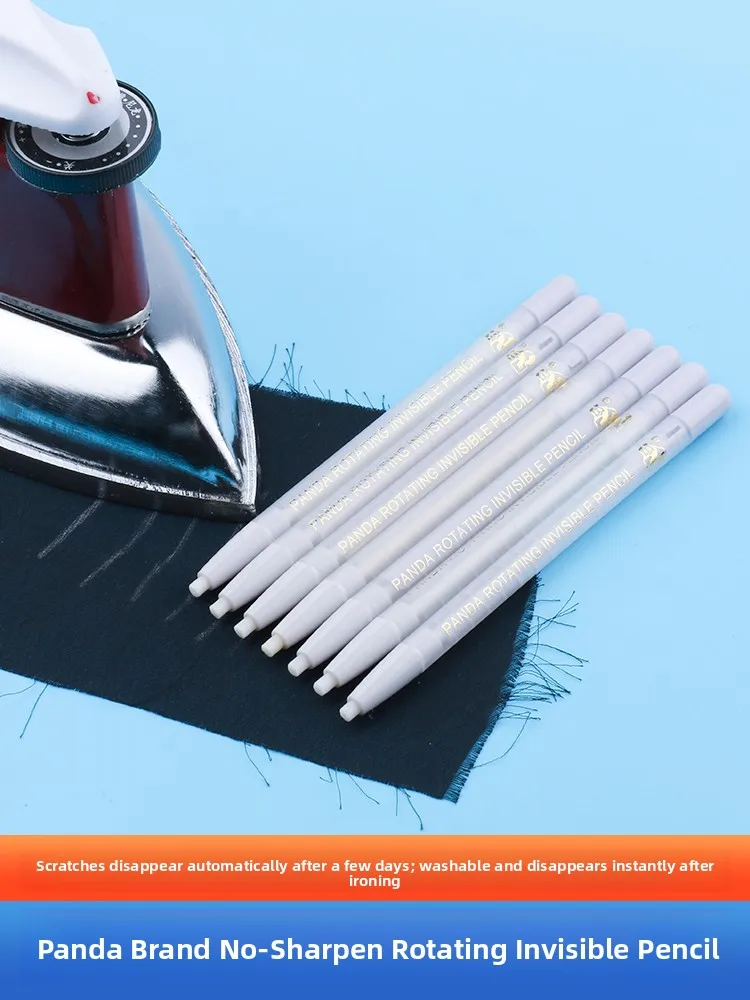 

Невидимая высокотемпературная брендовая ручка Vaniing Panda без стрельбы, вращающаяся линия, инструмент для рисования для домашнего шитья ткани, сделай сам