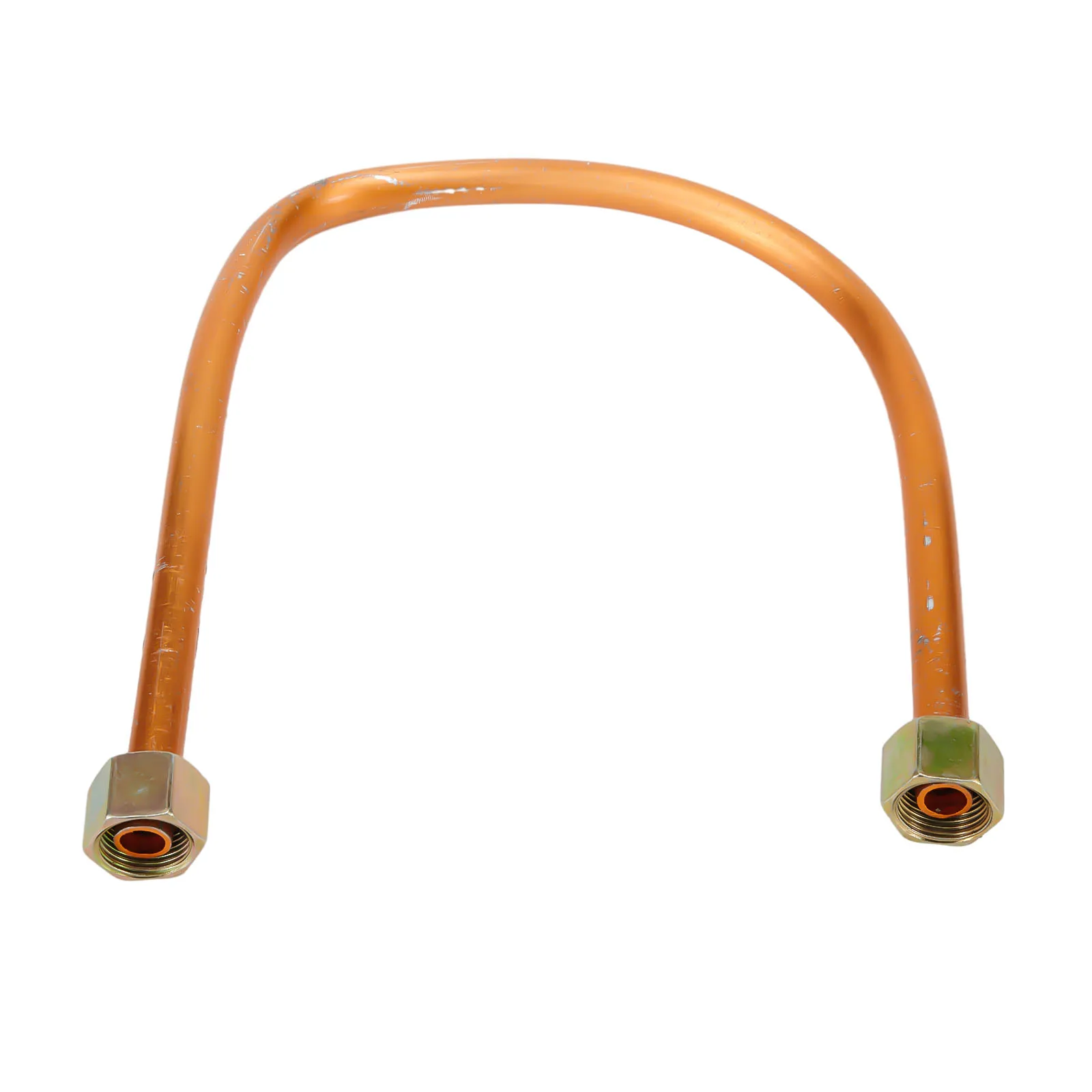 Tubo di aspirazione a 7 caratteri di ricambio per tubo del compressore d'aria nuovissimo 10 X 450 mm/0,4 \" X 17,7\"(D * L) Alluminio + Ottone