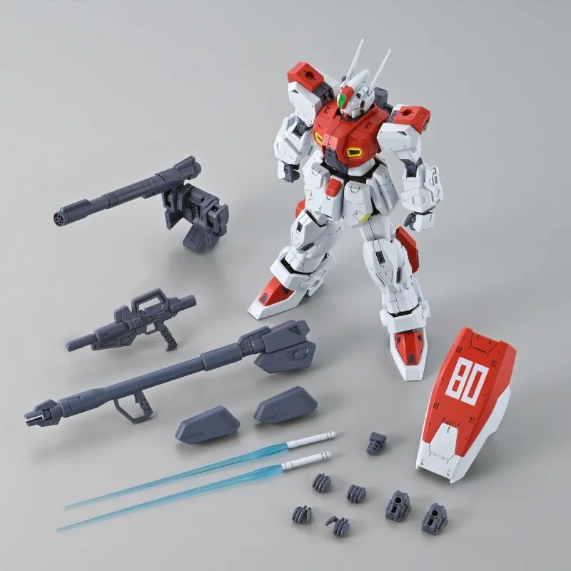 Bandai Original Gundam Model Kit Anime Figure PB Limited MG 1/100 F80 GUNRAID Action Figures Toys Collectible Gifts for Children
