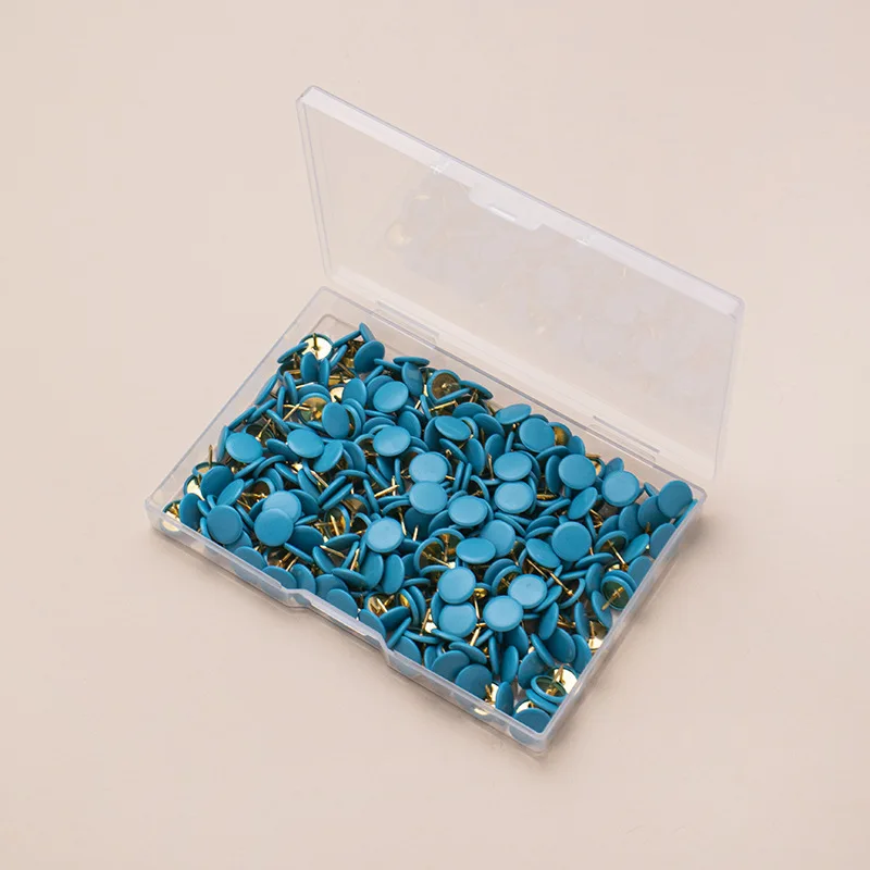 Multicolor Round Head Plastic Push Pins Thumbtacks