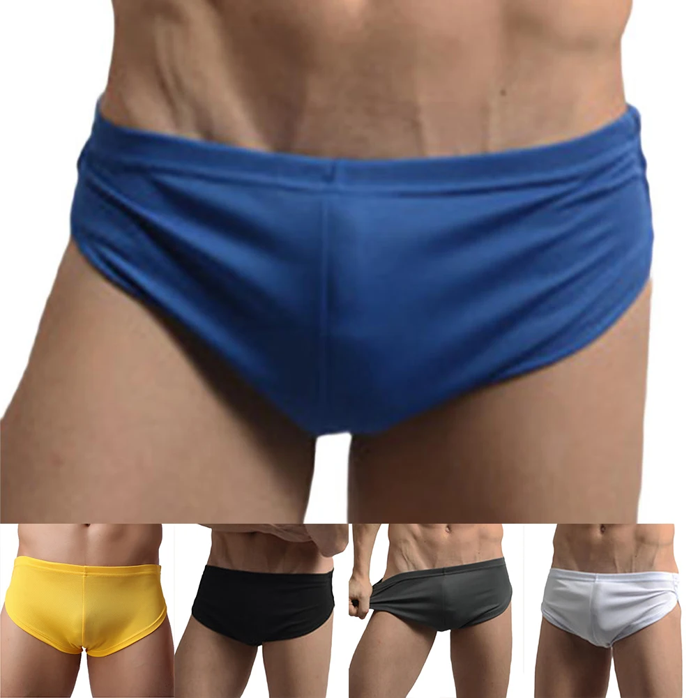 

Running Sports Men Loose Lingerie Pouch Boxers Shorts Breathable Soft Sexy Low Waist Underwear S M L Size