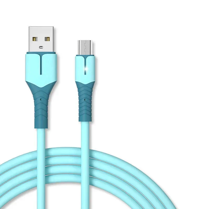 Cable Micro USB LED de carga rápida, Cable de datos 3A para Samsung, Xiaomi, HTC, OPPO VIVO, Cargador USB, accesorios para teléfonos móviles