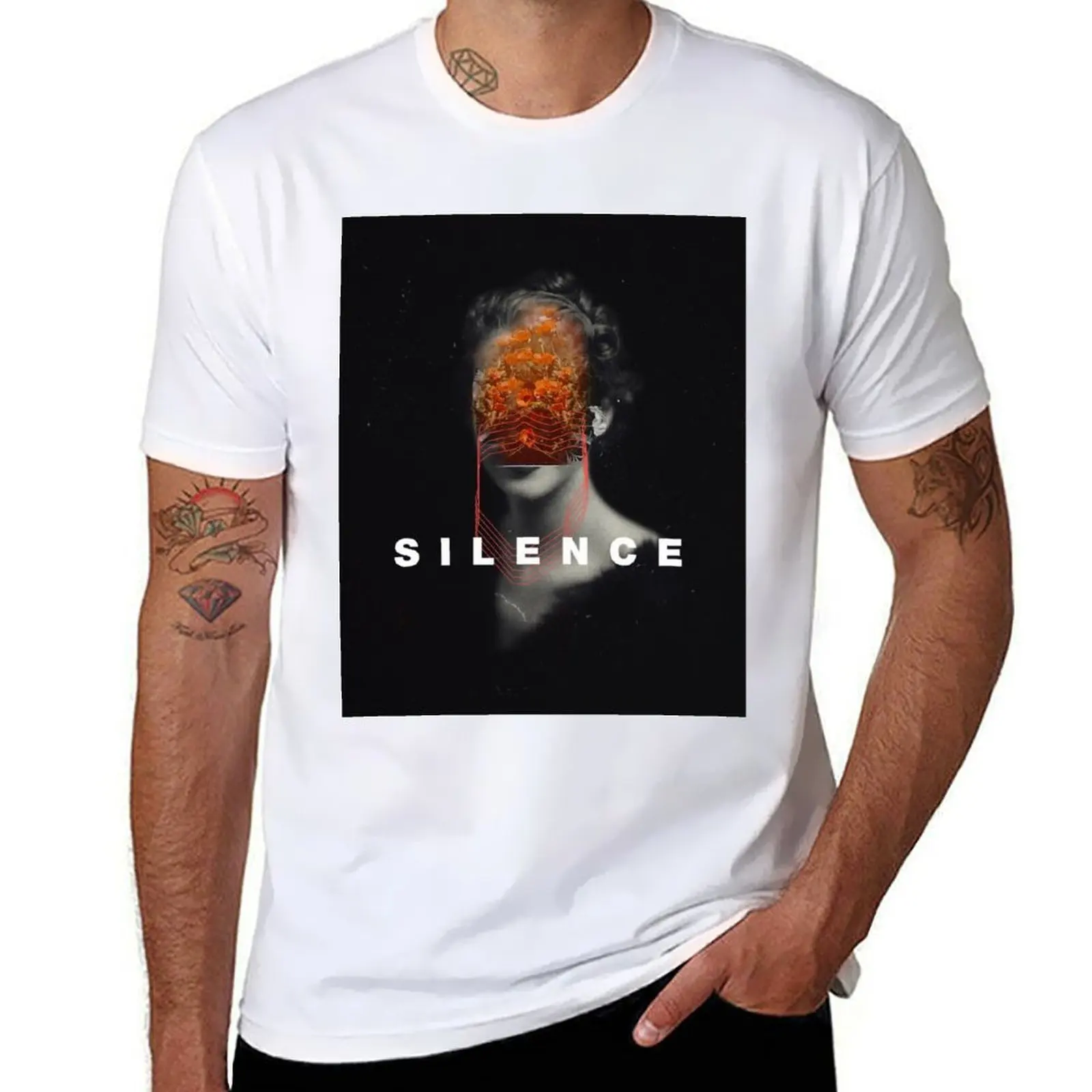Silence T-Shirt funny t shirts man cotton t shirt pack T-Shirt