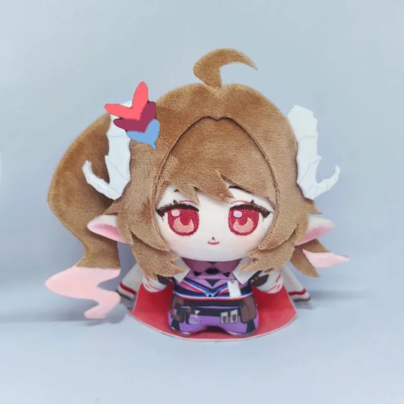 

10CM Game Arknights Pendant Keychain Cute Exusiai Wishdale Eyjafjalla Skadi Plushies Dolls Mascot Cospaly Doujin Gifts