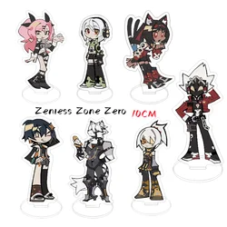 New Hot Game Zenless Zone Zero Nicole Demara Billy Kid Von Lycaon Acrylic Stand Model Plate Keychain Desk Decor Collection gift